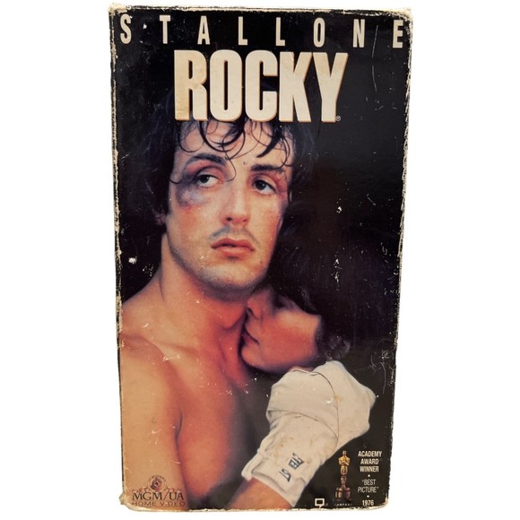 Media Rocky Vhs 1994 1976 Mgm Slip Sleeve Vintage Movie Video Tape Poshmark